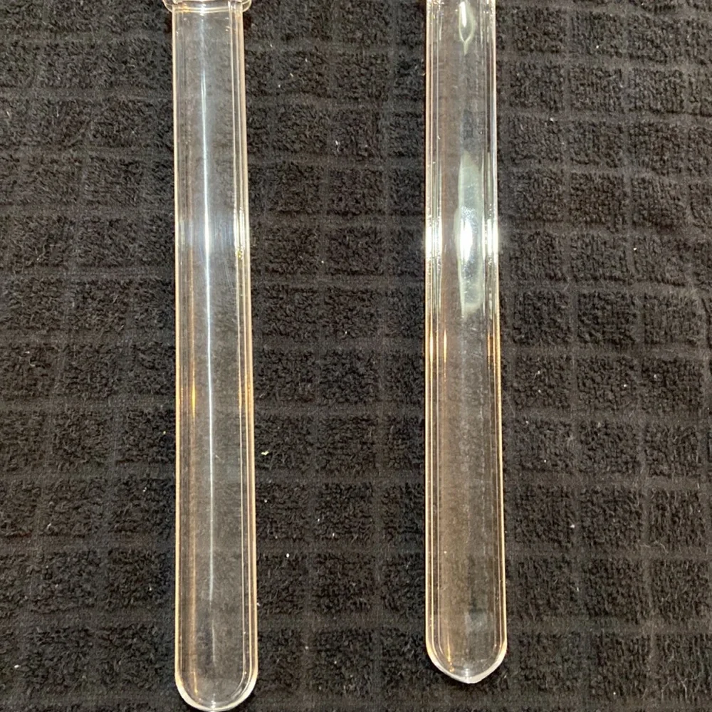 Crystal accents 2 piece clear acrylic salad server NIB